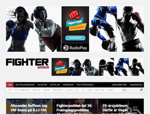 Tablet Screenshot of fightermag.se